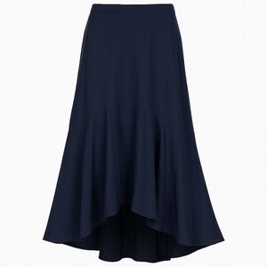 Lauren Ralph Lauren Navy High Low Skirt